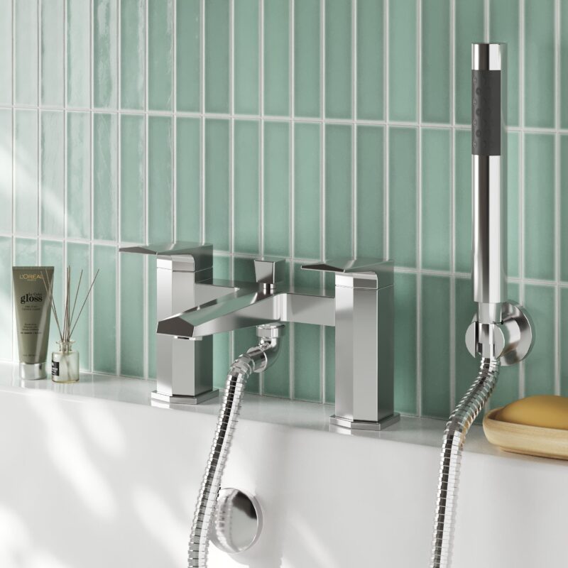 Nuie Hardy Chrome Bath Shower Mixer Tap