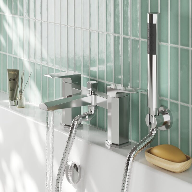 Nuie Hardy Chrome Bath Shower Mixer Tap