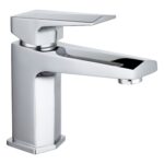 Nuie Hardy Chrome Mono Basin Mixer with Push Button Waste