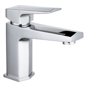 Nuie Hardy Chrome Mono Basin Mixer with Push Button Waste