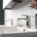 Nuie Hardy Chrome Mono Basin Mixer with Push Button Waste