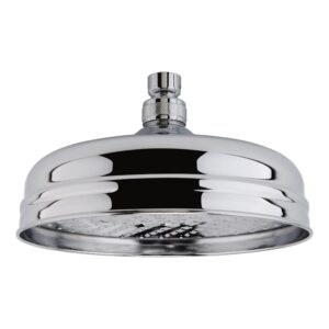 Nuie Chrome Apron Fixed Shower Head 200mm