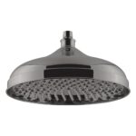 Nuie Brushed Pewter 300mm Apron Fixed Shower Head
