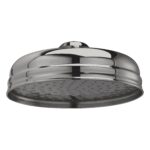 Nuie Brushed Pewter 200mm Apron Fixed Shower Head