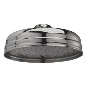 Nuie Brushed Pewter 200mm Apron Fixed Shower Head