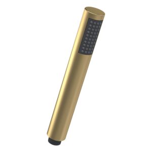 Nuie Brushed Brass Easy Clean Round Shower Handset