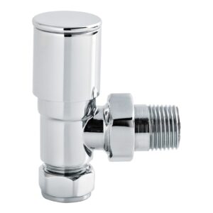 Nuie Chrome Angled Radiator Valve