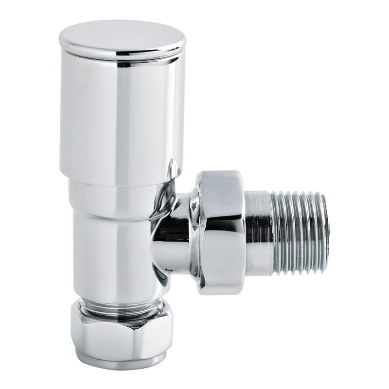 Nuie Chrome Angled Radiator Valve Nuie Chrome Angled Radiator Valve