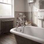 Nuie Beaumont Chrome 3/4" Cranked Bath Shower Mixer