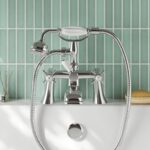 Nuie Beaumont Chrome Bath Shower Mixer Tap