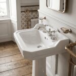 Nuie Beaumont Chrome 3 Hole Basin Mixer with Pop Up Waste