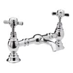 Nuie Beaumont Chrome 2 Hole Basin Mixer