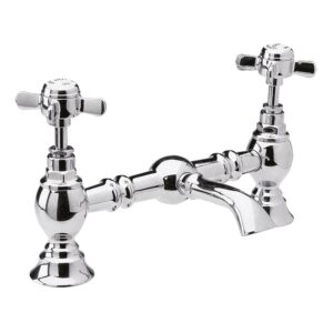 Nuie Beaumont Chrome 2 Hole Basin Mixer