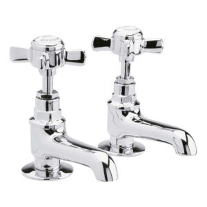 Nuie Beaumont Chrome Basin Taps