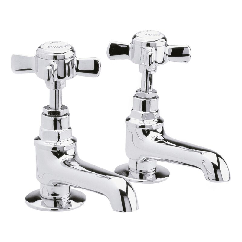 Nuie Beaumont Chrome Basin Taps