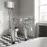 Nuie Beaumont Chrome Bath Filler