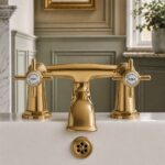 Nuie Beaumont Brushed Brass Bath Filler