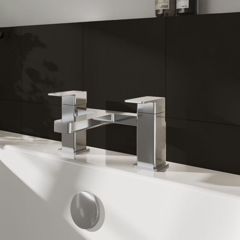 Nuie Kalk Chrome Bath Filler