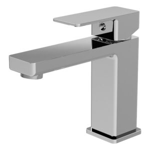 Nuie Kalk Chrome Mono Basin Mixer with Push Button Waste
