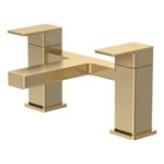 Nuie Kalk Brushed Brass Bath Filler