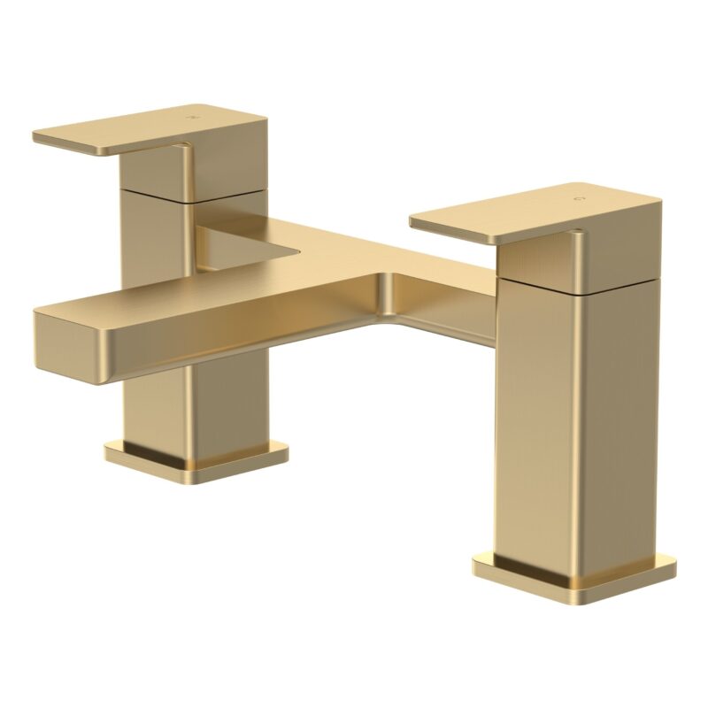 Nuie Kalk Brushed Brass Bath Filler Nuie Kalk Brushed Brass Bath Filler