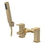 Nuie Kalk Brushed Brass Bath Shower Mixer