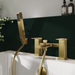 Nuie Kalk Brushed Brass Bath Shower Mixer