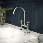 Nuie Traditional 2 Hole Bridge Mixer Tap Crosshead Handles