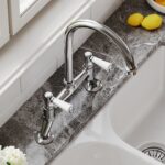 Nuie Bridge Sink Mixer with Topaz Levers