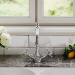 Nuie French Classic Brushed Nickel Mono Sink Mixer
