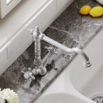 Nuie French Classic Brushed Nickel Mono Sink Mixer