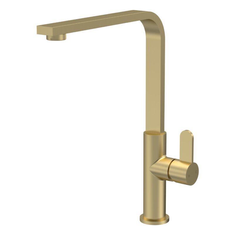 Nuie Churni Single Lever Mono Sink Mixer Brushed Brass Nuie Churni Single Lever Mono Sink Mixer Brushed Brass