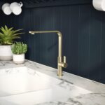 Nuie Churni Single Lever Mono Sink Mixer Brushed Brass