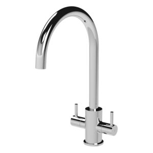 Nuie Lachen Chrome Round Mono Sink Mixer