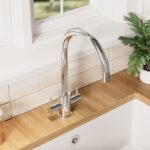Nuie Lachen Chrome Round Mono Sink Mixer