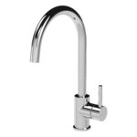 Nuie Lachen Round Single Lever Mono Sink Mixer Chrome