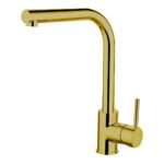 Nuie Rayna Brushed Gold Single Lever Kitchen Tap