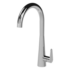 Nuie Samir Chrome Single Lever Kitchen Mono Sink Mixer