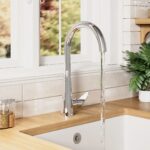 Nuie Samir Chrome Single Lever Kitchen Mono Sink Mixer