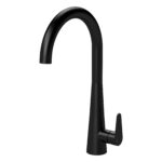 Nuie Samir Matt Black Single Lever Kitchen Mono Sink Mixer
