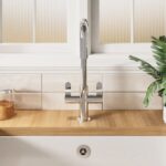 Nuie Kosi Chrome Twin Lever Mono Sink Mixer