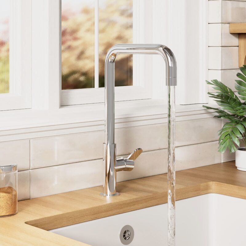 Nuie Kosi Chrome Single Lever Mono Sink Mixer