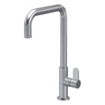 Nuie Kosi Brushed Nickel Single Lever Kitchen Mono Sink Mixer