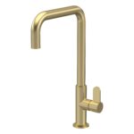 Nuie Kosi Brushed Brass Single Lever Mono Sink Mixer