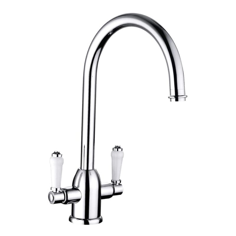 Nuie Sarani Chrome Two Handle Sink Mixer Tap Nuie Sarani Chrome Two Handle Sink Mixer Tap