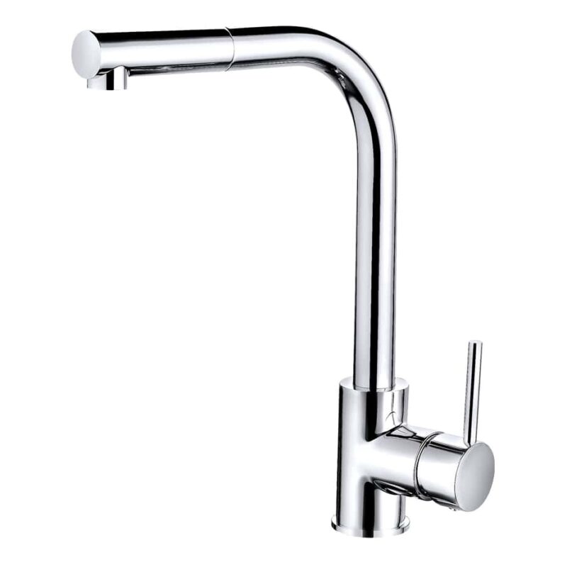 Nuie Zansar Chrome Pull Out Single Lever Sink Mixer Tap Nuie Zansar Chrome Pull Out Single Lever Sink Mixer Tap