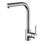 Nuie Zansar Brushed Nickel Pull Out Single Lever Sink Mixer Tap