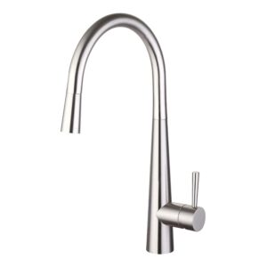 Nuie Ziro Chrome Pull Out Single Lever Sink Mixer