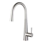 Nuie Ziro Brushed Nickel Pull Out Single Lever Sink Mixer