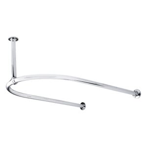 Nuie Chrome U-Shaped Shower Curtain Ring